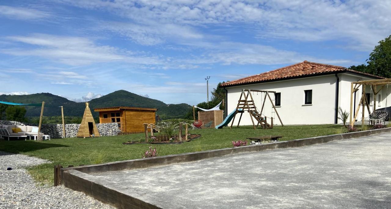 Villa Jacuzzi, Terrain De Petanque Et Aire De Jeux Vue Sur Les Pyrenees Seilhan المظهر الخارجي الصورة