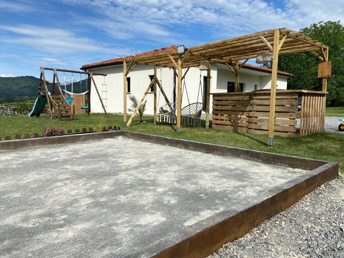 Villa Jacuzzi, Terrain De Petanque Et Aire De Jeux Vue Sur Les Pyrenees Seilhan المظهر الخارجي الصورة